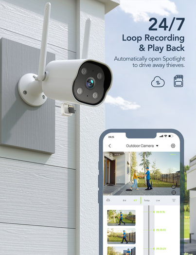 Victure PC770 Caméra Wifi Extérieure (Osaio APP)