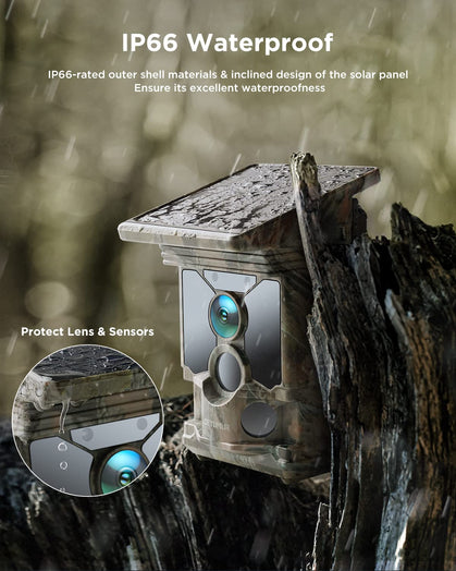 CY95 Full HD 4K 40MP Caméra de chasse Wi-Fi avec carte SD